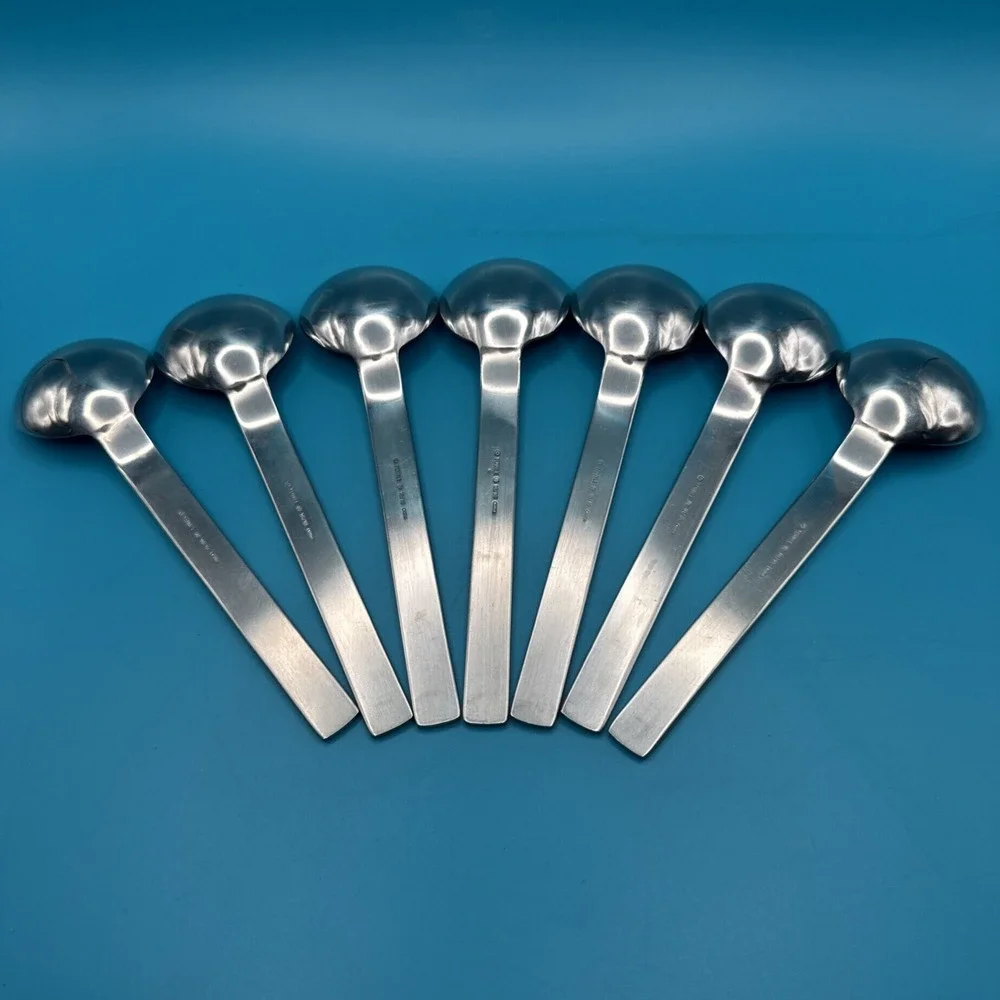 Towle Silverware Flatware TWS526 Spoons Set Lot 7 Teaspoon Soup Stainless Extra‎
